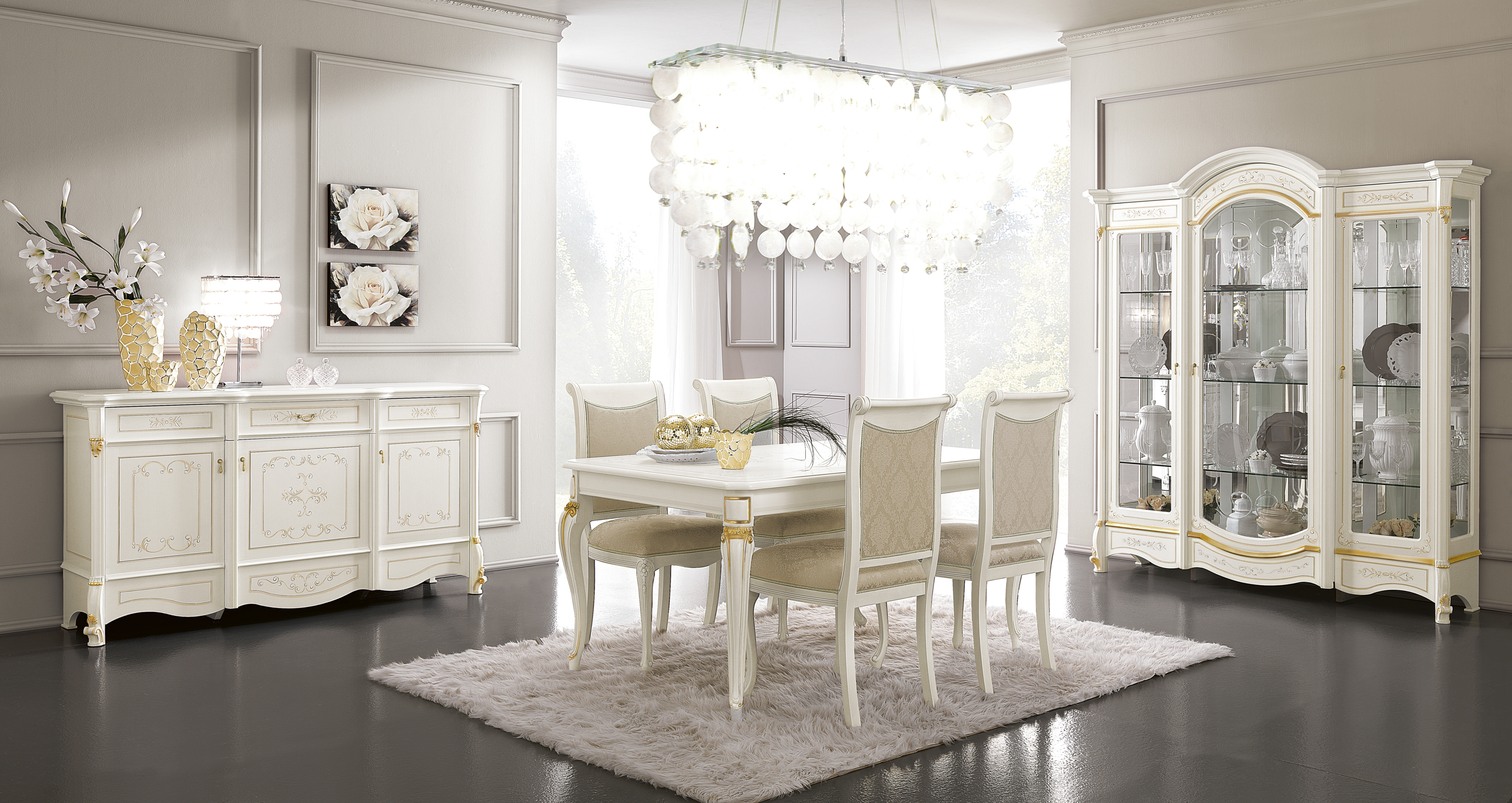 Klasická čalouněná jídelní židle Linea Casa Diamante