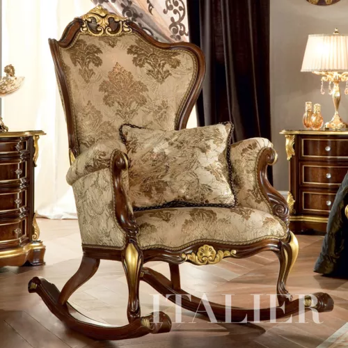 Upholstered-luxury-rocker-rocking-chair-handmade-Bella-Vita-collection-Modenese-Gastone---kopie---kopie