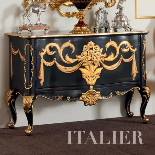 Luxury-painted-sideboard-with-figured-mirror-Bella-Vita-collection-Modenese-Gastoneáizuýtrgfe