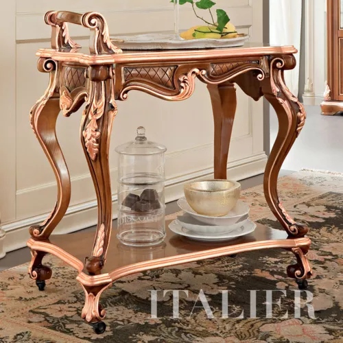 Carved-tea-cart-classical-luxury-furniture-Bella-Vita-collection-Modenese-Gastone11
