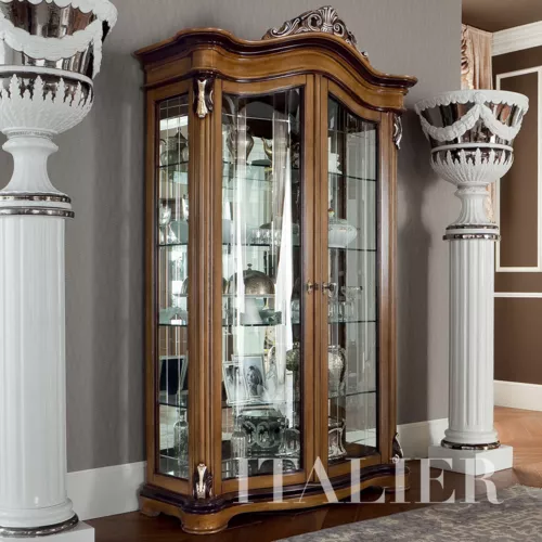 Carved-luxury-home-decor-solutions-display-cabinet-Bella-Vita-collection-Modenese-Gastoneh