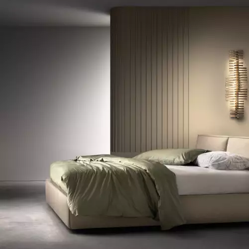 Moderní čalouněná postel Samoa Light