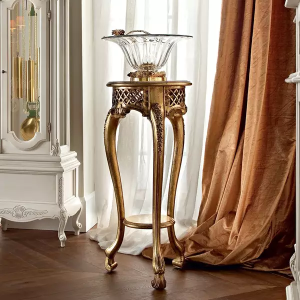 Grandfather-clock-handmade-vase-stand-hardwood-Casanova-collection-Modenese-Gastone
