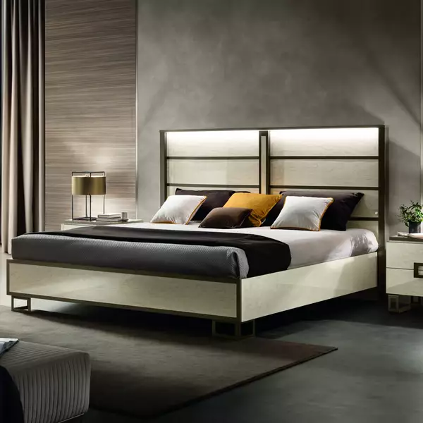 Poesia bedroom with 4 drawers dresser and bed (1)_1