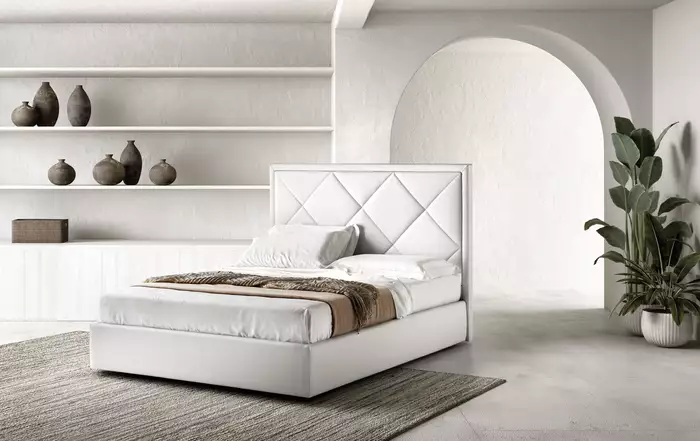 Moderní čalouněná postel Samoa Precious