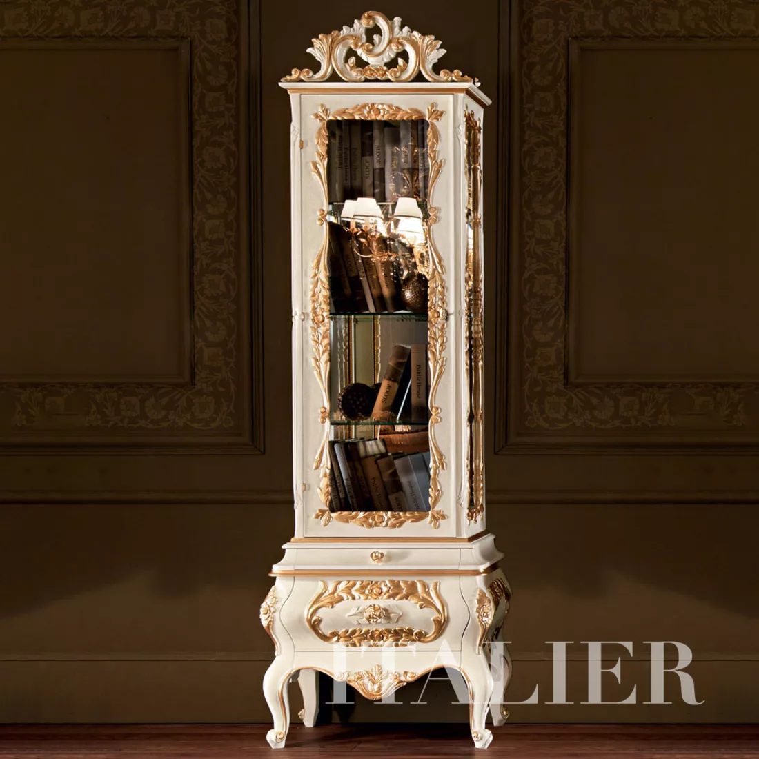 Display-cabinet-tv-stand-luxury-classical-furniture-Villa-Venezia-collection-Modenese-Gastonegrfedas