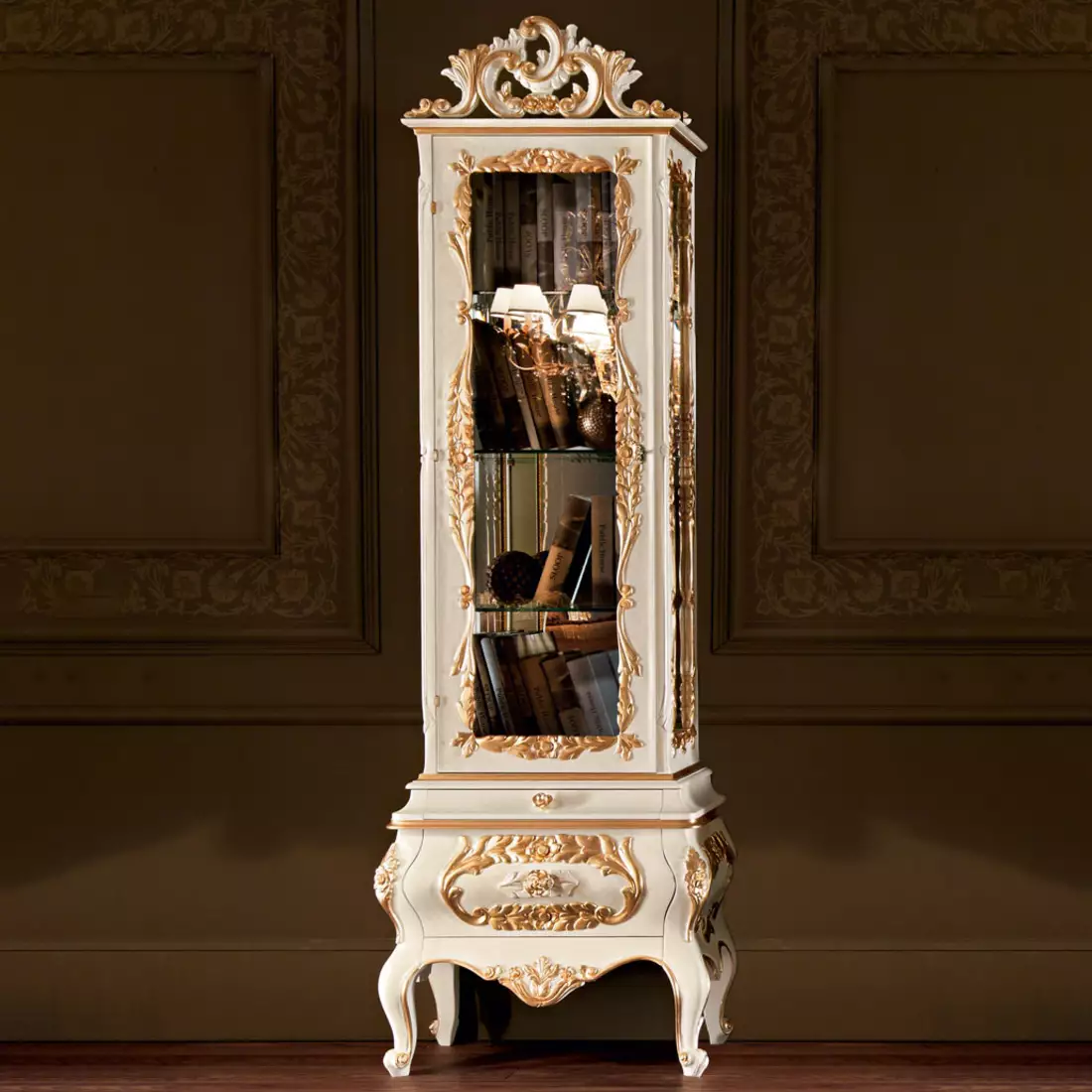 Display-cabinet-tv-stand-luxury-classical-furniture-Villa-Venezia-collection-Modenese-Gastonegrfedas