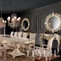 Dining-room-with-one-piece-painted-carved-table-Villa-Venezia-collection-Modenese-Gastone