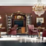 Games-room-with-bottle-showcase-and-billiard-table-Bella-Vita-collection-Modenese-Gastone