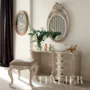 Hardwood-toilette-with-mirror-and-pouf-Italian-luxury-furniture-Bella-Vita-collection-Modenese-Gastone