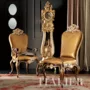 Chair-and-grandfather-clock-crocodile-leather-luxury-Villa-Venezia-collection-Modenese-Gastone