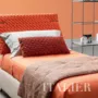 Moderní čalouněná postel Samoa Spin
