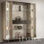 Adora-Luce-Dark-4-doors-glass-cabinet-with-drawer