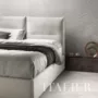 Moderní čalouněná postel Samoa Sharp