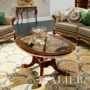 Home-furnishing-glass-coffee-table-hardwood-Bella-Vita-collection-Modenese-Gastone