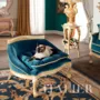 Padded-velvet-pet-pouf-luxury-classic-style-Bella-Vita-collection-Modenese-Gastone
