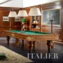 Luxury-classic-billiard-table-handmade-and-carved-Bella-Vita-collection-Modenese-Gastone