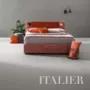 Moderní čalouněná postel Samoa Rift