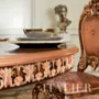 Luxury-table-carve-detail-copper-leaf-applications-Bella-Vita-collection-Modenese-Gastone
