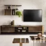 Essenza TV composition 25 with a TV cabinet art.3 and wall display cabinet