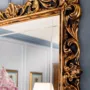 Modigliani golden mirror detail