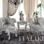 Padded-armchair-with-coffee-table-and-pouf-Bella-Vita-collection-Modenese-Gastone