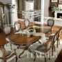 Luxury-classical-extendable-dining--hardwood-table-Bella-Vita-collection-Modenese-Gastone