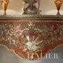 Hardwood-painted-masterpiece-luxury-hanmade-console-detail-Bella-Vita-collection-Modenese-Gastone