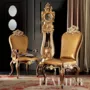 Chair-and-grandfather-clock-crocodile-leather-luxury-Villa-Venezia-collection-Modenese-Gastone