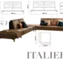 Essenza corner sofa composition.1 with 2 coffee tables - kopie - kopie