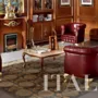 Fireplace-and-Chesterfield-hardwood-sofa-and-armchair-Bella-Vita-collection-Modenese-Gastone