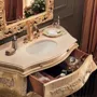 Bathroom-hardwood-swan-sink-luxury-tap-Villa-Venezia-collection-Modenese-Gastone