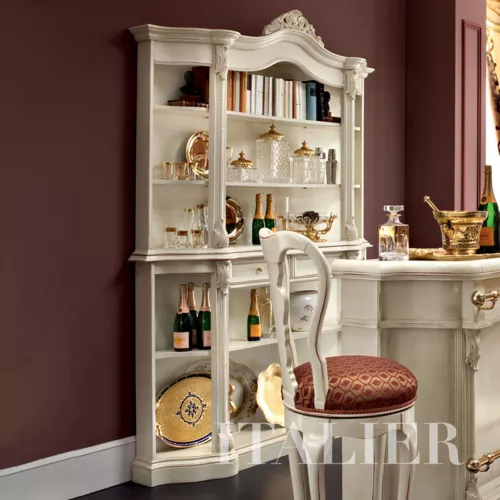 Luxury-hardwood-bar-with-stool-with-metal-foot-ring-Bella-Vita-collection-Modenese-Gastoneghcdf