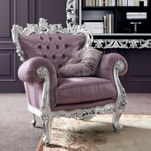 Classical-vogue-upholstered-armchair-Venetian-style-Bella-Vita-collection-Modenese-Gastone